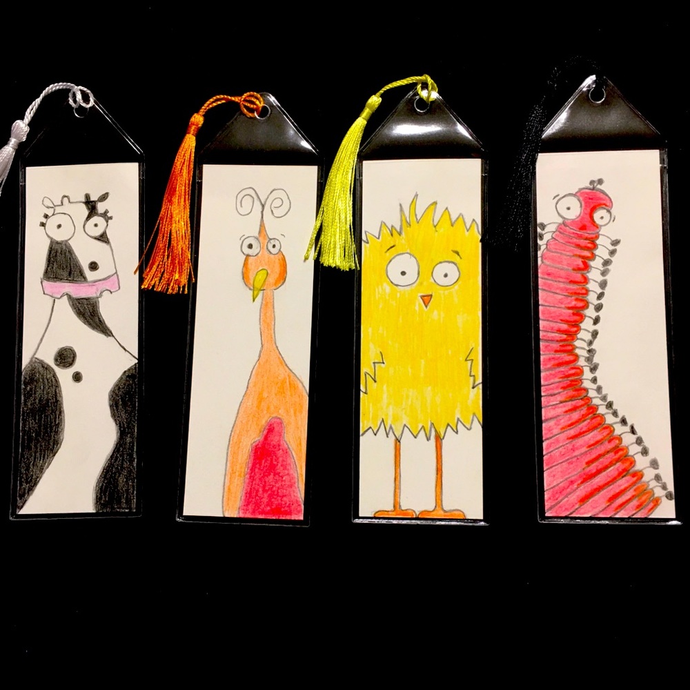 🐥 Whimsical Bookmarks 🐮